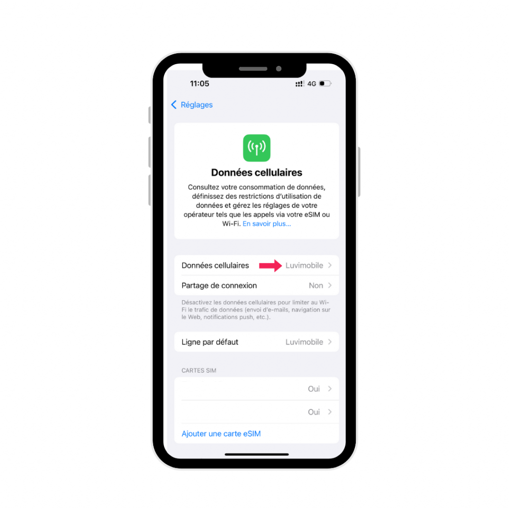 Comment avoir la 5G sur un iPhone compatible ?